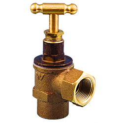 Brass FI Meter Cock 25 with Handle (MMR7281) 