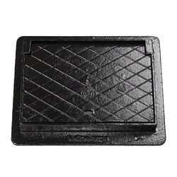 Cast Iron Meter Box Access Cover 300 x 450 Hinged WA Water Corp #2024